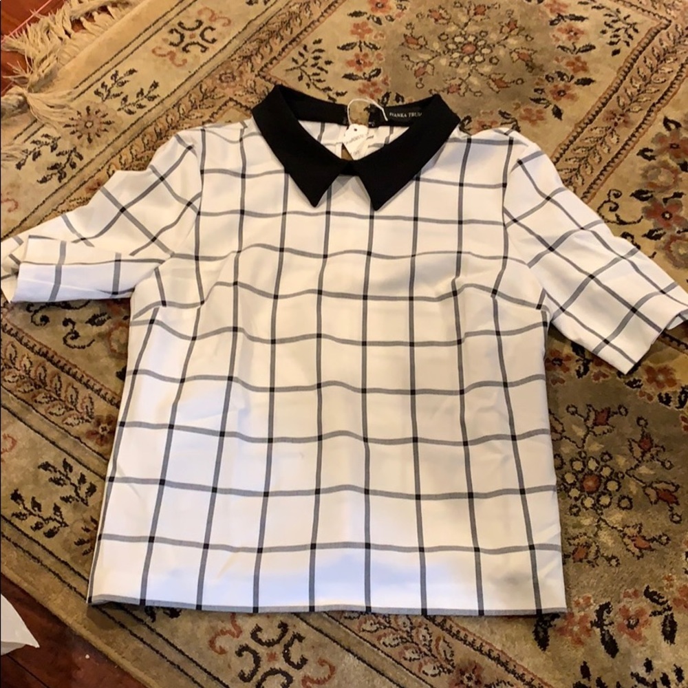 Plaid blouse